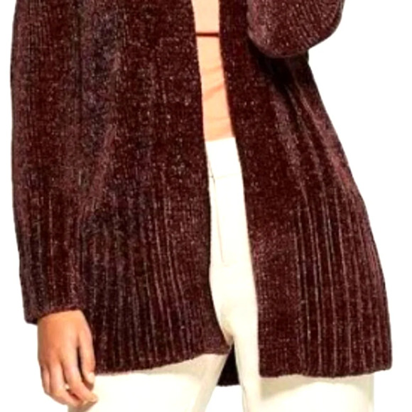 A New Day Brown Cardigan Sweater size S with feel of soft chenille fabric - Picture 7 of 7